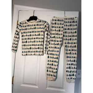 Janie and Jack Christmas tree pajamas size 10 C11-11